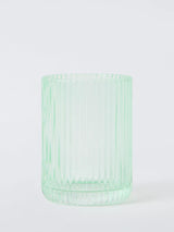 John Lewis John Lewis Fluted Glass Bathroom Tumbler Willow 230 ml- Buy online at McGrocer