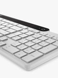 Lenovo self-charging wireless keyboard white (British brand)