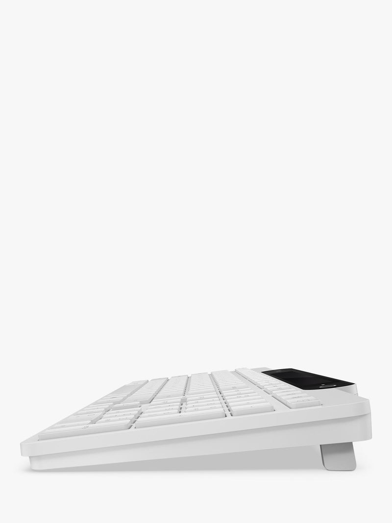 Lenovo self-charging wireless keyboard white (British brand)