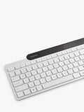 Lenovo self-charging wireless keyboard white (British brand)