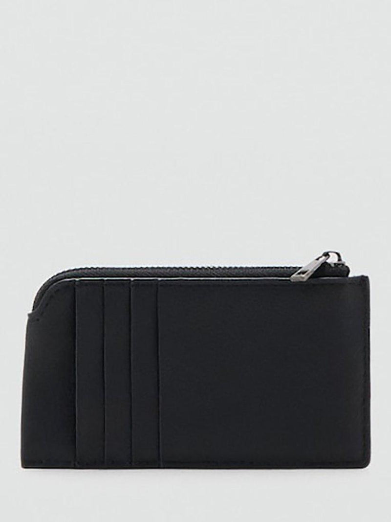 Mango black zip around purse compact, imported from the UK