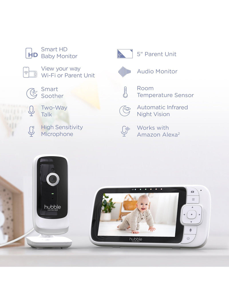 Hubble smart baby monitor 5-inch HD - British product