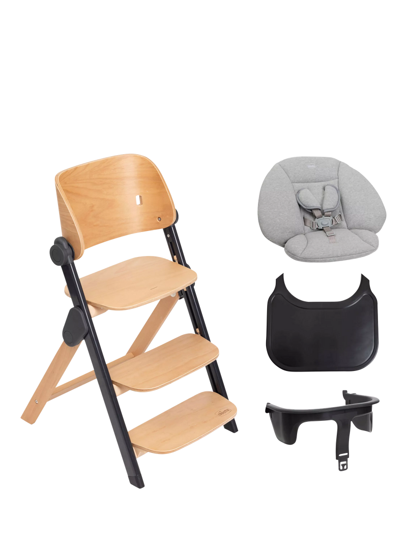 Chicco Meraviglia 4-in-1 highchair Ebony (British brand)