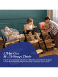 Chicco Meraviglia 4-in-1 highchair Ebony (British brand)