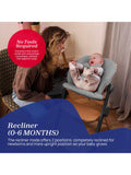Chicco Meraviglia 4-in-1 highchair Ebony (British brand)