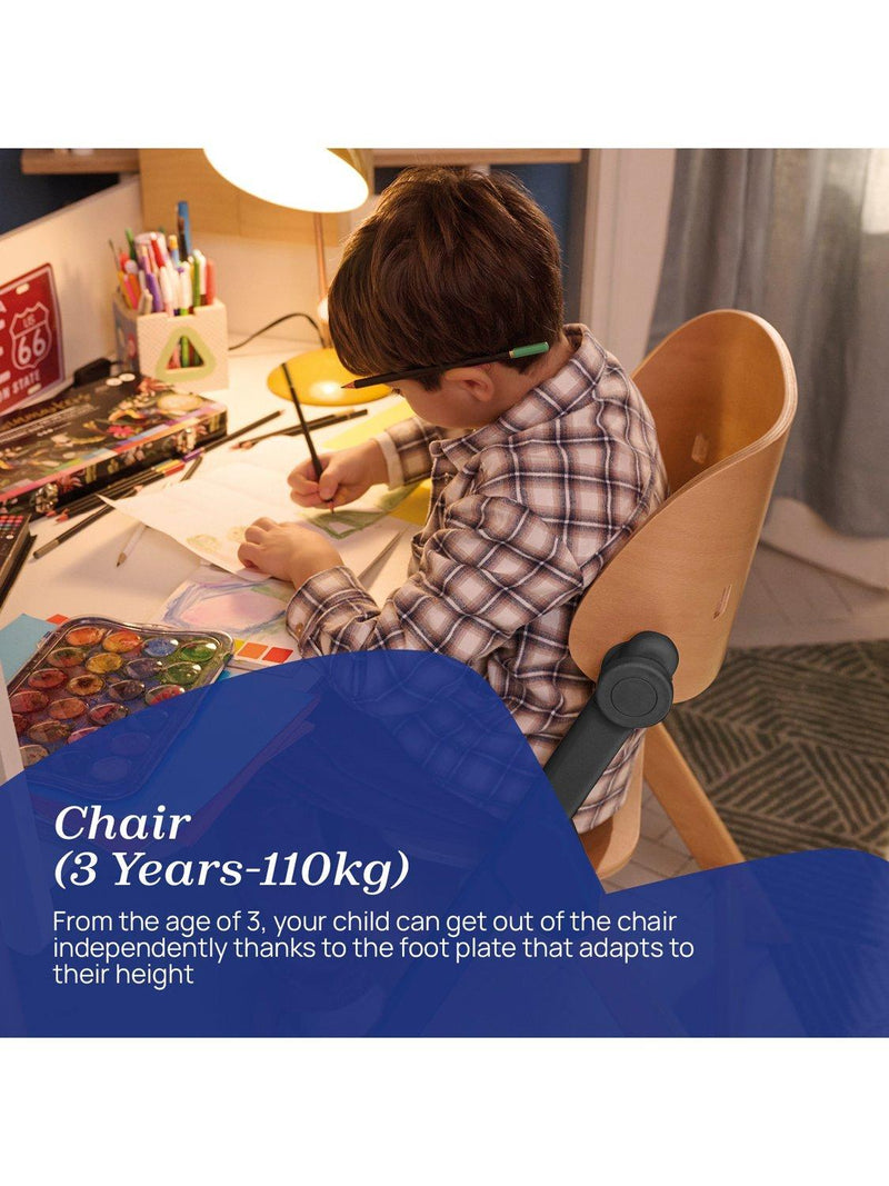 Chicco Meraviglia 4-in-1 highchair Ebony (British brand)