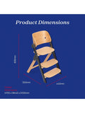 Chicco Meraviglia 4-in-1 highchair Ebony (British brand)