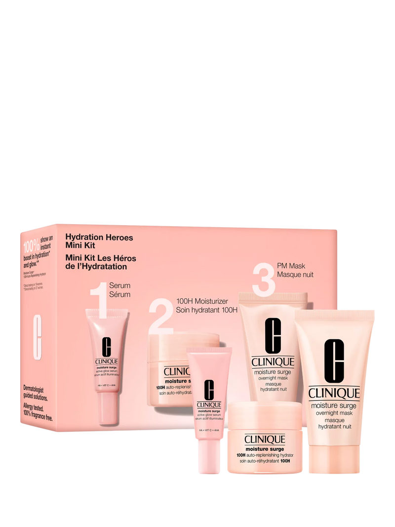 Clinique Hydration Heroes Mini skincare gift set, UK version