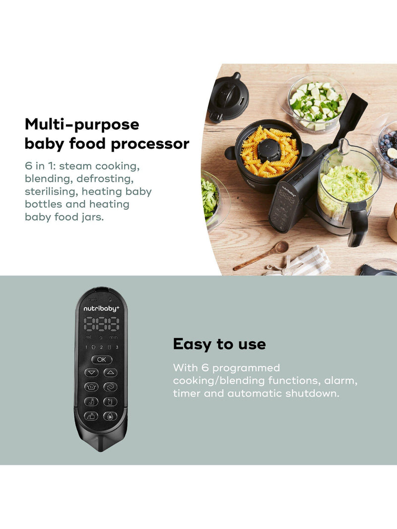 Babymoov Nutribaby XL special edition baby food maker 2.9L, UK version