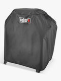 Weber Lumin BBQ cover with weather-resistant fabric (British brand)