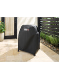 Weber Lumin BBQ cover with weather-resistant fabric (British brand)