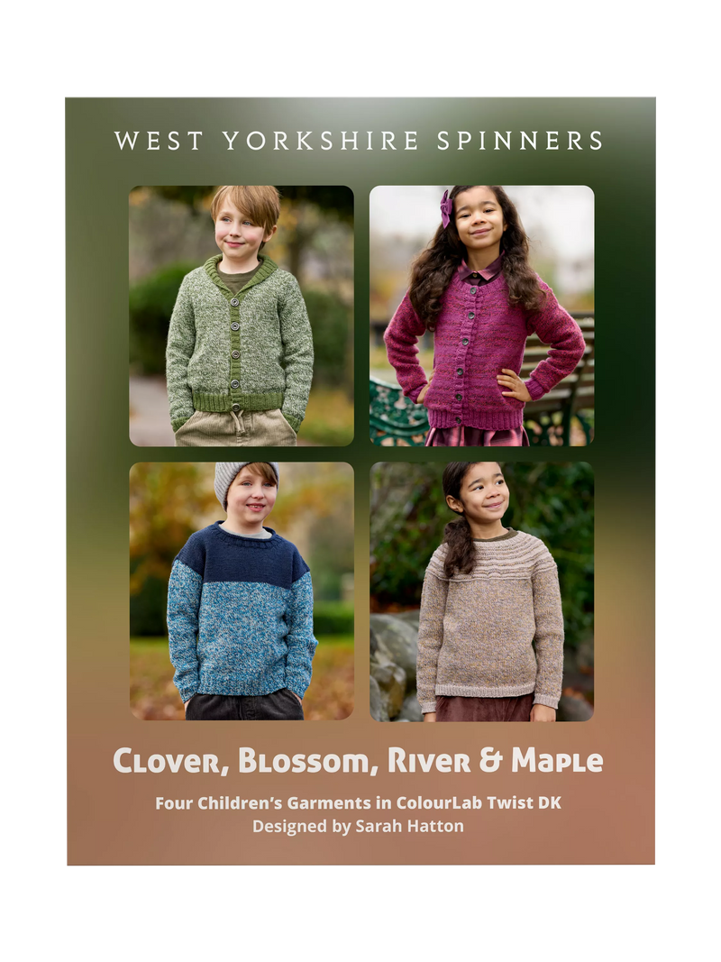 West Yorkshire Spinners ColourLab Twist and DK knitting pattern booklet (British brand)