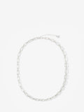 Mint Velvet beaded chain layered necklace cream (British brand)