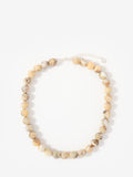 Mint Velvet beaded chain layered necklace cream (British brand)