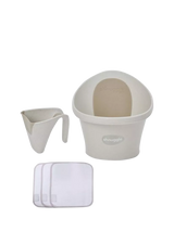 John Lewis Shnuggle Baby Bath Bundle Cookies & Cream- Buy online at McGrocer