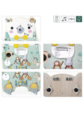 Janod bear busy board activity toy, imported from the UK