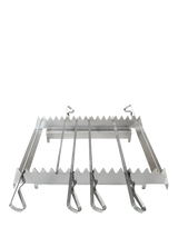 John Lewis Bertha Outdoor Oven Stainless Steel Skewer Rack and 12 Skewers- Buy online at McGrocer