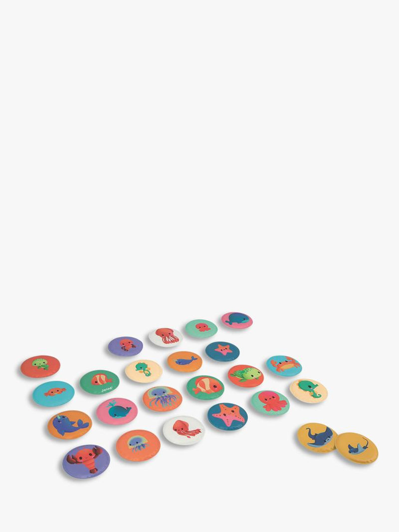 Janod baby animals bath memory game foam pieces - British product