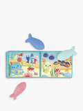 Janod Under the Sea baby bath book with fish sprinklers, UK version