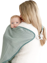 John Lewis Cheeky Chompers 6-in-1 MultiMuslin Breastfeeding Cover, Khaki- Buy online at McGrocer