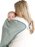 Cheeky Chompers breastfeeding cover in khaki, imported from the UK