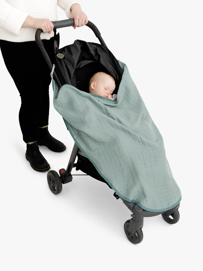 Cheeky Chompers breastfeeding cover in khaki, imported from the UK