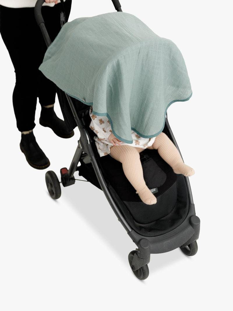 Cheeky Chompers breastfeeding cover in khaki, imported from the UK