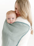 Cheeky Chompers breastfeeding cover in khaki, imported from the UK