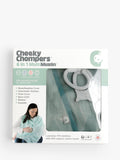 Cheeky Chompers breastfeeding cover in khaki, imported from the UK