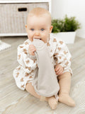 Cheeky Chompers baby comforter Stone, imported from the UK