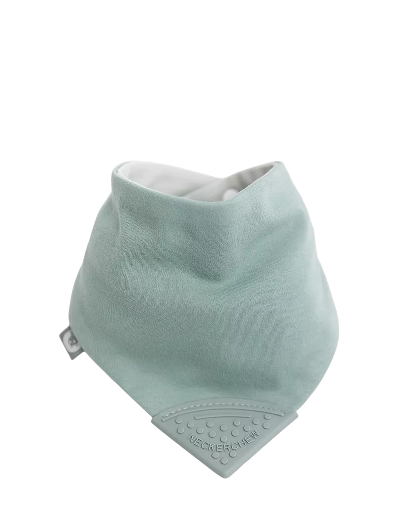 Cheeky Chompers Neckerchew dribble bib khaki (British brand)