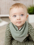 Cheeky Chompers Neckerchew dribble bib khaki (British brand)