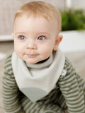 Cheeky Chompers Neckerchew dribble bib khaki (British brand)