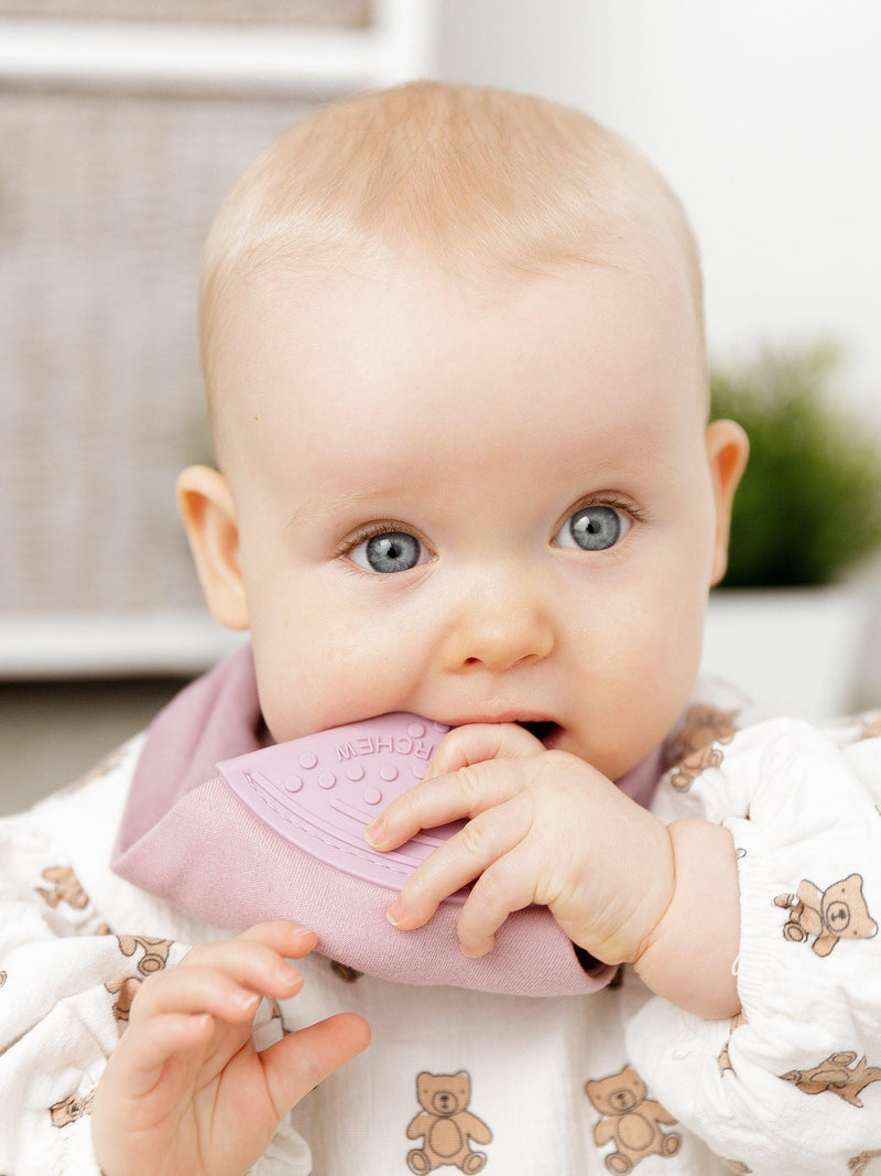 Cheeky Chompers dribble bib pink - British product