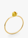 kate spade new york yellow enamel floral bangle D5cm, UK version