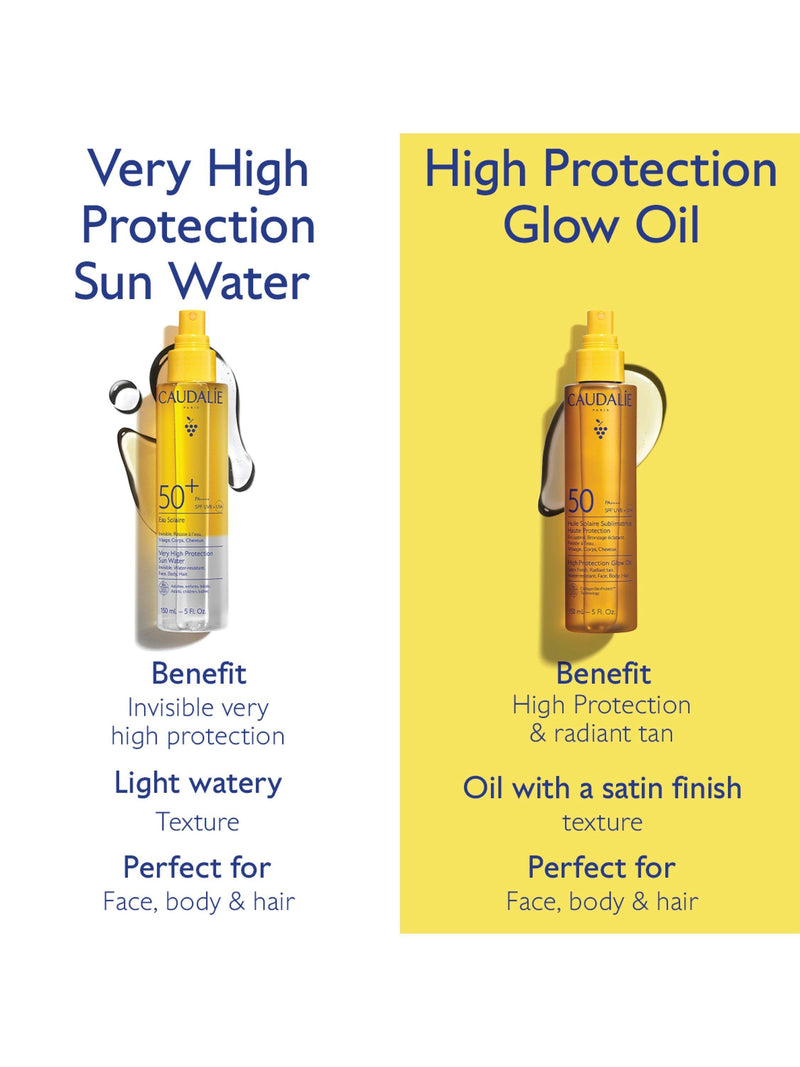 Caudalie Vinosun glow oil SPF 50 150ml, imported from the UK