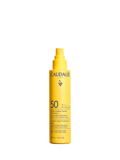 John Lewis Caudalie Vinosun Invisible High Protection Spray SPF 50 Sunscreen Spray, 150ml- Buy online at McGrocer