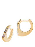 PDPAOLA geometric hoop earrings gold multi - British product