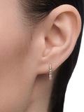 PDPAOLA geometric hoop earrings gold multi - British product