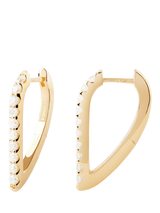 John Lewis PDPAOLA Asymetric Geo Hoop Earrings- Buy online at McGrocer