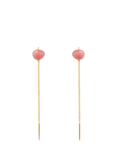 John Lewis PDPAOLA Lyra Rhodochrosite Drop Earrings Gold- Buy online at McGrocer