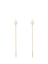 John Lewis PDPAOLA Icons Pearl Chain Drop Earrings Gold- Buy online at McGrocer