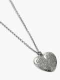 Alex Monroe sterling silver floral heart pendant necklace - British product