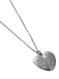 Alex Monroe sterling silver floral heart pendant necklace - British product