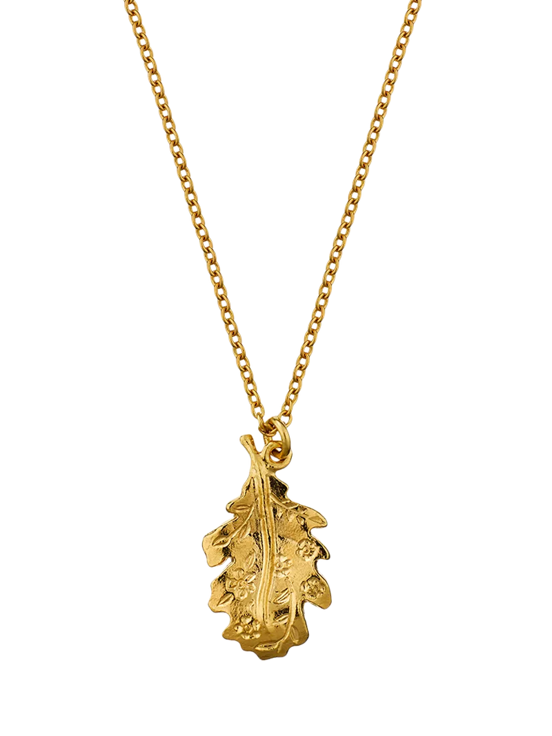 Alex Monroe pendant necklace yellow gold 16-18 inch, UK version