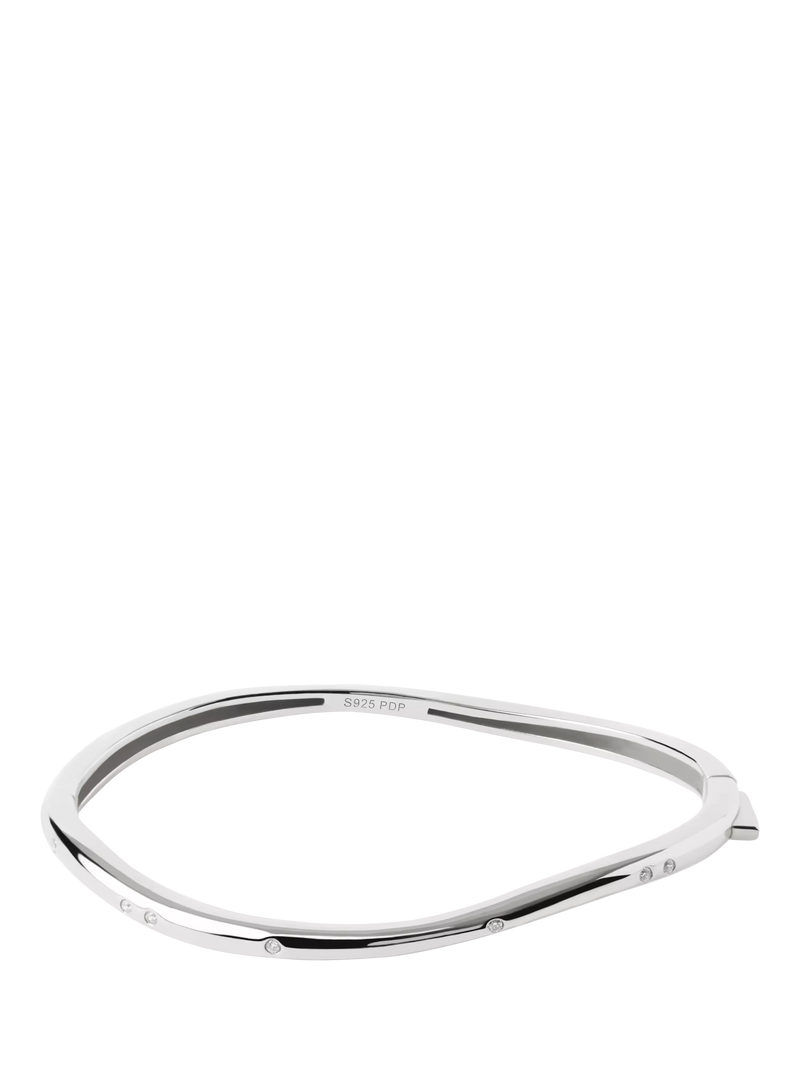 PDPAOLA Cubic Zirconia Gold Plated Bangle