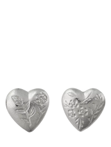 John Lewis Alex Monroe Floral Heart Stud Earrings- Buy online at McGrocer