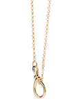 PDPAOLA gold stacker clasp necklace, imported from the UK