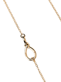 PDPAOLA gold stacker clasp necklace, imported from the UK