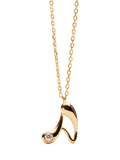 PDPAOLA gold initial pendant necklace, UK version